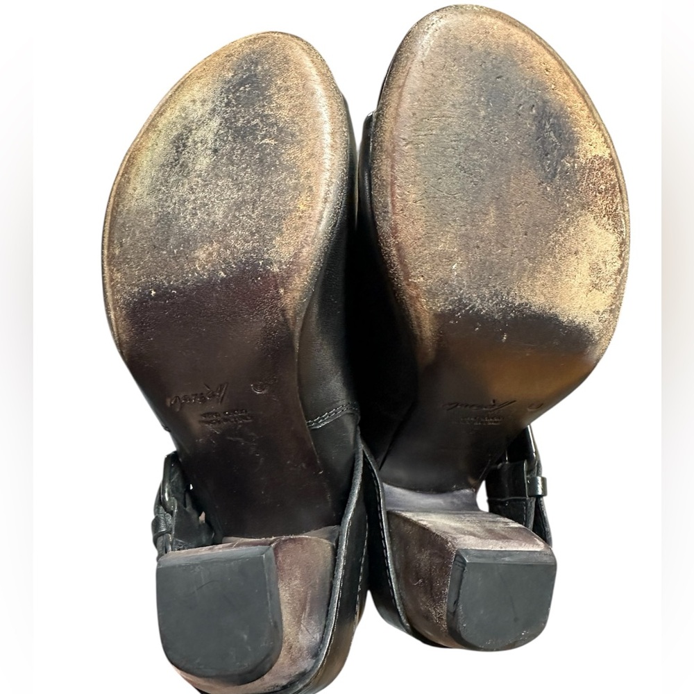 Marsell Black Leather Open Toe Ankle Boots Women’s Size 40/8.5 MSRP $1300+ - Picture 7 of 7